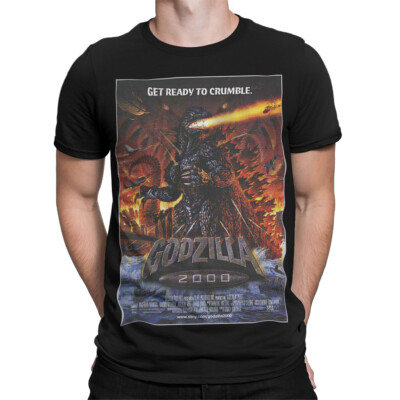 Godzilla 2000 Halloween Movie Poster T-Shirt Retro Classic Horror Tee-image