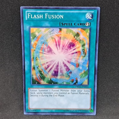 Flash Fusion DRLG-EN016 Unlimited Ed Super Rare NM Near Mint Yu-Gi-Oh! Card-image