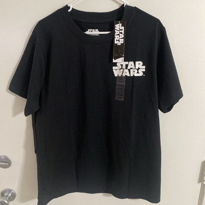 Star Wars T-Shirt Sz L Disney Collectible Tee Darth Vader Luke Skywalker -image