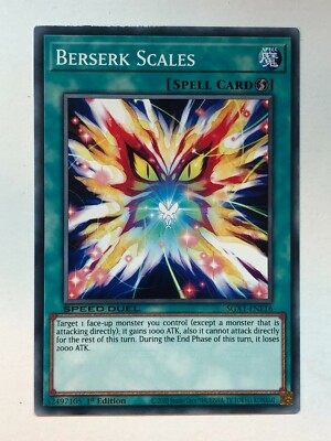 Yu-Gi-Oh! Speed Duel GX: Duel Academy Berserk Scales SGX1-ENE16 NM/M-image