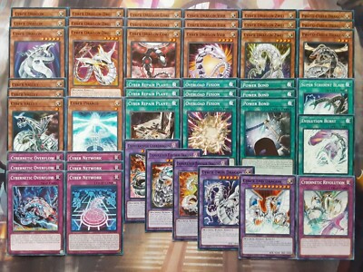 Yu-Gi-Oh! Competitive Cyber Dragon Deck 45 Cards End Core Vier Twin GX  + Bonus!-image