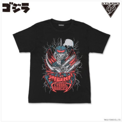 Gigan (Godzilla Final Wars) T-shirt feat.STUDIO696 Silver TOHO Godzilla Store JP-image