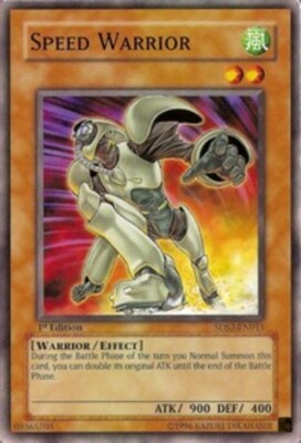 3 x Speed Warrior - 5DS2-EN015 - Common - 1st Edition Near Mint, English-image
