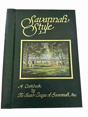 Savannah Style A Cookbook by The Junior League 1980 Hardcover 3rd printing-image