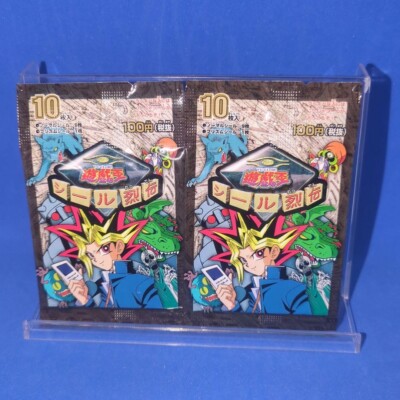 Yu-Gi-Oh! Stickers Super Retro Rare Unopened Trading Card Mint Condition Japan-image