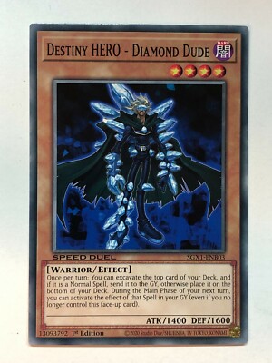 Yu-Gi-Oh! Speed Duel GX: Duel Academy Destiny HERO - Diamond Dude SGX1-ENB03-image