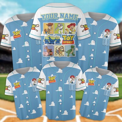 Custom Jessie Toy Story Disney Baseball Jersey Team Kid Men Women Gift NEW-image
