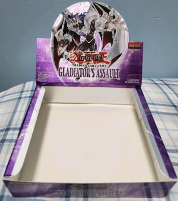 (D) *EMPTY* Yu-Gi-Oh! GX 1st Edition Gladiators Assualt Booster Box-image