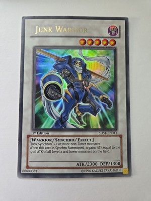 Yu-Gi-Oh! Junk Warrior 5DS1-EN041 1st Edition Ultra Rare Holo -image