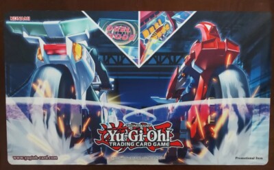 Official Yu-Gi-Oh! Win-A-Mat 2023 Playmat | Yusei Fudo Vs Tetsu Trudge-image