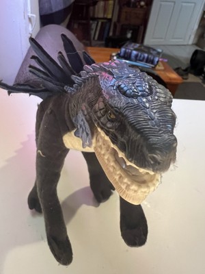 Vtg 1998 Godzilla Movie Plush - Vinyl Head Bendable Arms Figure Toho Equity Toys-image