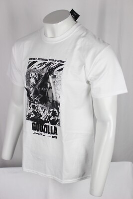 HUF Men's Godzilla Short Sleeve T Shirt Crew White TS02042-image
