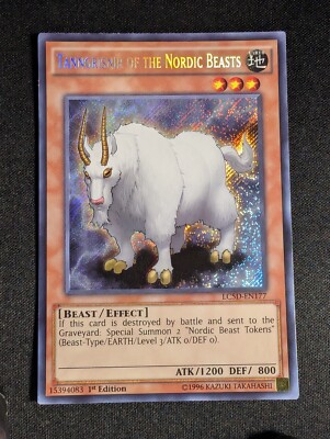 Yugioh - Tanngrisnir of the Nordic Beasts LC5D-EN177 1st Edition Secret Rare NM-image