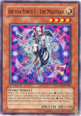 Arcana Force I - The Magician - LODT-EN009 - Common - 1st Edition LP YuGiOh!  Bo-image