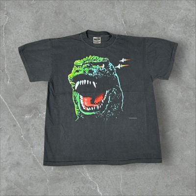 Vintage 1997 Godzilla Sony Movie Promo Size Large Single Stitch Reprint T-Shirt-image