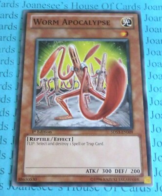Worm Apocalypse 5DS3-EN009 Yu-Gi-Oh Card 1st Edition New-image
