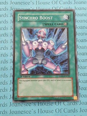 Synchro Boost 5DS2-EN032 Yu-Gi-Oh Card 1st Edition New-image