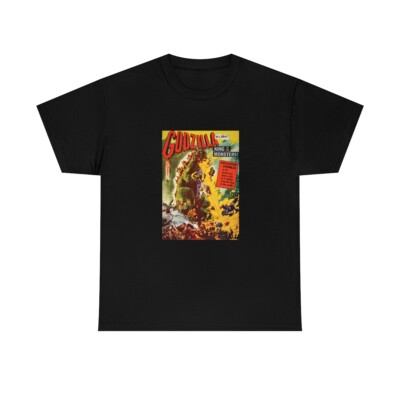 GODZILLA vintage movie poster art Heavy Cotton Tee-image