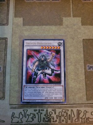 YUGIOH TCG DRIVEN DAREDEVIL LC5D-EN248 RARE 1ST EDITION -image