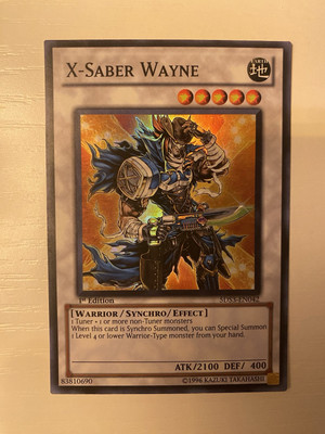 X-Saber Wayne 5DS3-EN042 - 1st Edition - Super Rare - NM-image