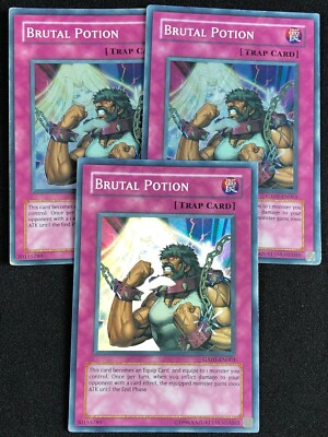 YUGIOH BRUTAL POTION GX05-EN003 SUPER X3 PLAY/EDGE WEAR-image