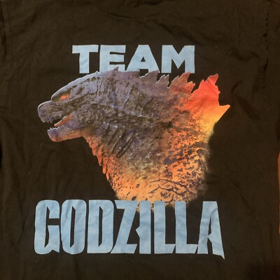 GODZILLA VS KONG - TEAM Godzilla  MOVIE PROMO WARNER BROS  Medium T-SHIRT RARE-image