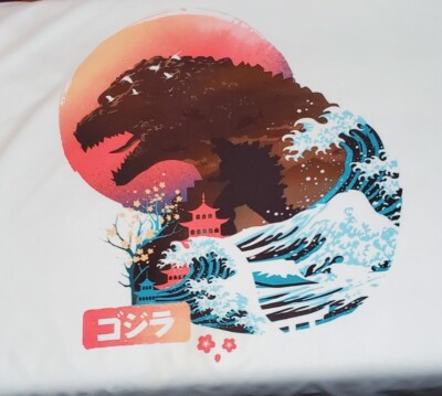 UKIYO KAIJU Godzilla Graphic Tee Mens Medium-image