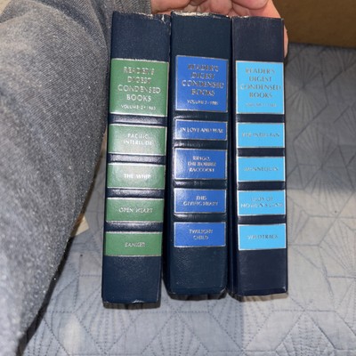 Vintage 1980’ 📚Readers Digest Condensed 1th Edition Books Lot Of 3-image