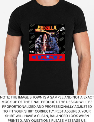 Godzilla (Cd) TurboGrafx Graphic T Shirt Men or Women NEW-image