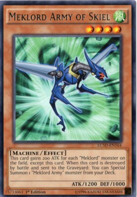 YuGiOh Card - (NM) Meklord Army of Skiel LC5D-EN164 - 1st Ed Rare-image