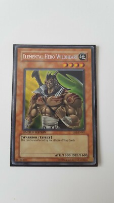Yugioh Elemental HERO Wildheart GSE-EN001 Ultra Rare Holo Limited Edition-image