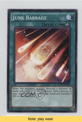 Junk Barrage 1st Ed. YuGiOh Legendary Collection 5Ds Mega-Pack #LC5D-EN044 0g4-image