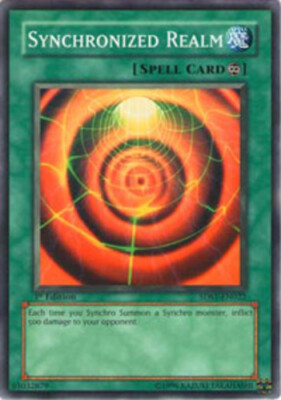 1 x Synchronized Realm - 5DS1-EN022 - Common - Unlimited Edition Near Mint, Engl-image
