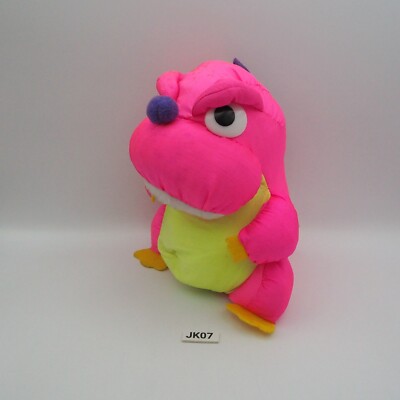 JK07 JUNK Godzilla  Color Pink  Taffeta Banpresto 1992 Plush 6