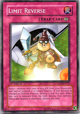 Limit Reverse 5DS2-EN037 Yu-Gi-Oh! Light Play 1st Edition-image