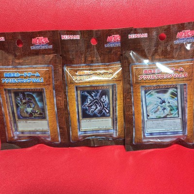 Yu-Gi-Oh!  Card Game Acrylic Blocks Set Of 3 Japan-image