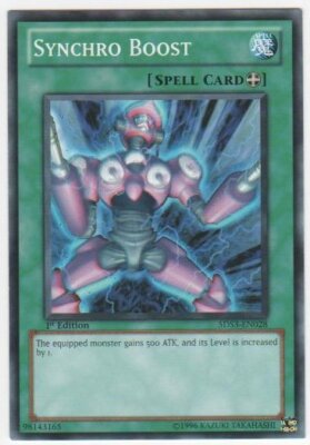 3 x Synchro Boost - 5DS3-EN028 - Common - 1st Edition Near Mint, English-image