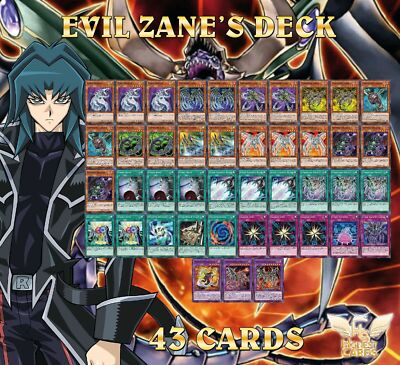 YuGiOh GX! Complete Evil Zane Truesdale Deck! Cyber Dragon + CyberDark D + Bonus-image