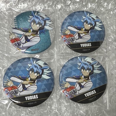 Yu-Gi-Oh Series Trading Can Badge Yudias Set of 3, Sealed, GX Characters, Used-image