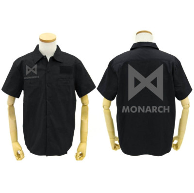 MONARCH Patch Base Work Shirt TOHO Godzilla Store Collection Japanese Character-image