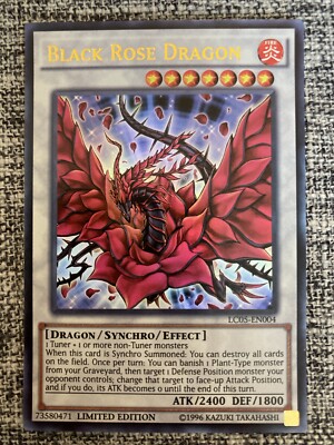 Black Rose Dragon LC05-EN004 Legendary Collection 5D's Limited Edition-image