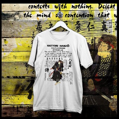 Samurai T-Shirt Shogun Assassin Bushido Ronin Hattori Hanzo Japanese Sword new-image