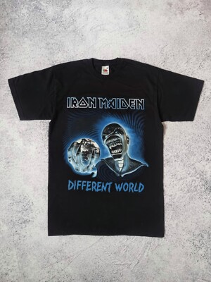 Vintage Iron Maiden Different World 2006 Tour T-Shirt, Size S-image
