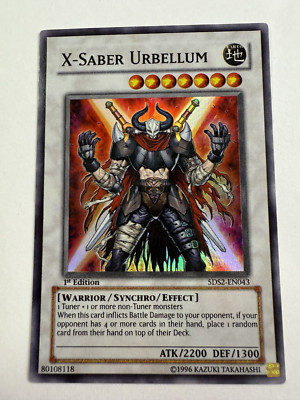 Yu-Gi-Oh! X-SABER URBELLUM - 5DS2-EN043 - Super Rare 1st Edition - VLP-image
