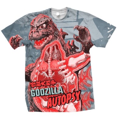 GODZILLA - Autopsy SUB DYE T-SHIRT (Size XXL) [Officially licensed]-image