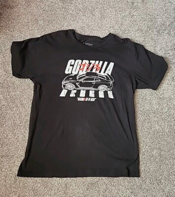 Tuner Cult Godzilla Nissan Skyline R32 Skyline Nismo T-Shirt Large Black JDM -image