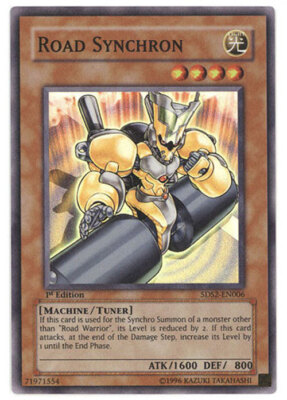 Yu-Gi-Oh Card - 5DS2-EN006 - ROAD SYNCHRON (super rare holo)  - NM/Mint-image