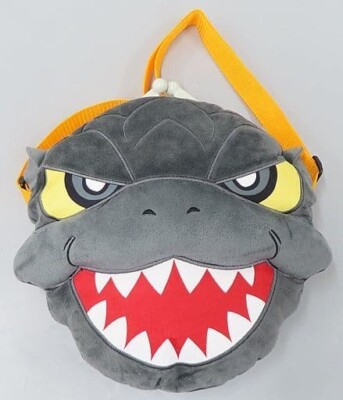 Godzilla BIG Purse with a clasp Pludh doll shoulder bag 35cm 2022-image