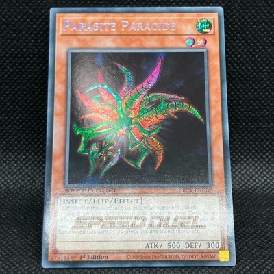 Yu-Gi-Oh! Parasite Paraside 1st Edition Secret Speed Duel Card-image