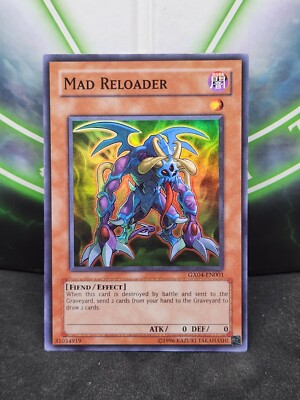 Yugioh Mad Reloader GX04-EN001 Super Rare NM-image